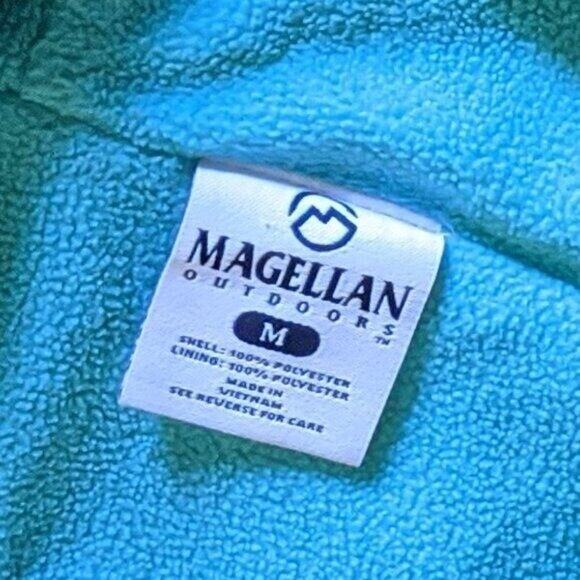 Magellan Outdoors Hoodie Jacket Women's Medium Blue Full Zip Long Sleeve - Picture 6 of 9